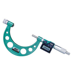 Insize USA LLC - Interchangeable-Anvil Micrometers; Operation Type: Electronic ; Minimum Measurement (mm): 150.00 ; Minimum Measurement (Decimal Inch): 6.0000 ; Digital Counter: No ; Maximum Measurement (Decimal Inch): 12.0000 ; Maximum Measurement (mm): - Exact Tool & Supply