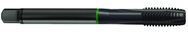41276 2B 3-Flute Cobalt Green Ring Spiral Point Plug Tap-Black Oxide - Exact Tool & Supply