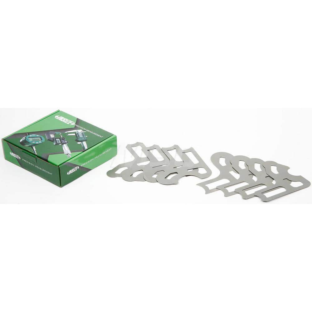 Insize USA LLC - Radius Gage Sets; Minimum Radius (Inch): 9/16 ; Maximum Radius (Inch): 1 ; Number of Pieces: 9 ; Radii Included (Inch): 9/16; 5/8; 11/16; 3/4; 13/16; 7/8; 15/16; 1 ; Radii Included (Decimal Inch): 9/16; 5/8; 11/16; 3/4; 13/16; 7/8; 15/16 - Exact Tool & Supply