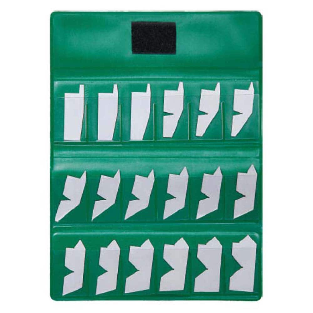 Insize USA LLC - Angle Gage Sets; Complementary Angle Range: 5-90 ; Number of Pieces: 18 ; Primary Angle: 5.00; 10.00; 15.00; 20.00; 25.00; 30.00; 35.00; 40.00; 45.00; 50.00; 55.00; 60.00; 65.00; 70.00; 75.00; 80.00; 85.00; 90.00 ; Material: Medium Carbo - Exact Tool & Supply