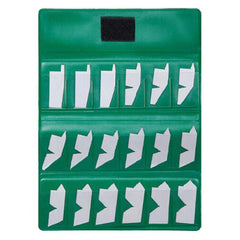 Insize USA LLC - Angle Gage Sets; Complementary Angle Range: 5-90 ; Number of Pieces: 18 ; Primary Angle: 5.00; 10.00; 15.00; 20.00; 25.00; 30.00; 35.00; 40.00; 45.00; 50.00; 55.00; 60.00; 65.00; 70.00; 75.00; 80.00; 85.00; 90.00 ; Material: Medium Carbo - Exact Tool & Supply