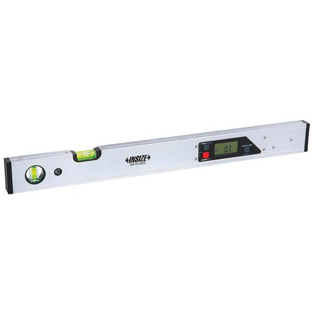 Insize USA LLC - Inclinometers; Operation Type: Electronic ; Inclinometer Type: Digital Level; Protractor Spirit ; Minimum Measurement (Degrees): 0.00 ; Maximum Measurement (Degrees): 360.00 ; Dial Graduation (Minutes): 0.10 ; Measuring Face Type: Flat - Exact Tool & Supply