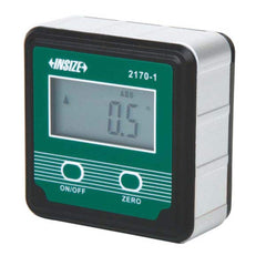 Insize USA LLC - Inclinometers; Operation Type: Electronic ; Inclinometer Type: Digital Level ; Minimum Measurement (Degrees): 0.00 ; Maximum Measurement (Degrees): 90.00 ; Dial Graduation (Minutes): 0.10 ; Measuring Face Type: Flat - Exact Tool & Supply