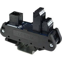Automation Systems Interconnect - Interface Relay Modules; Input Amperage: 0.01 ; Coil Voltage: 120 V ; Mounting Type: DIN Rail ; For Use With: Connecting RJ11 Cable to Wire - Exact Tool & Supply
