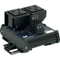 Automation Systems Interconnect - Interface Relay Modules; Input Amperage (mA): 15 ; Input Amperage: 0.01 ; Coil Voltage: 120 VAC ; Mounting Type: DIN Rail ; For Use With: Providing AC outlet in a Panel - Exact Tool & Supply