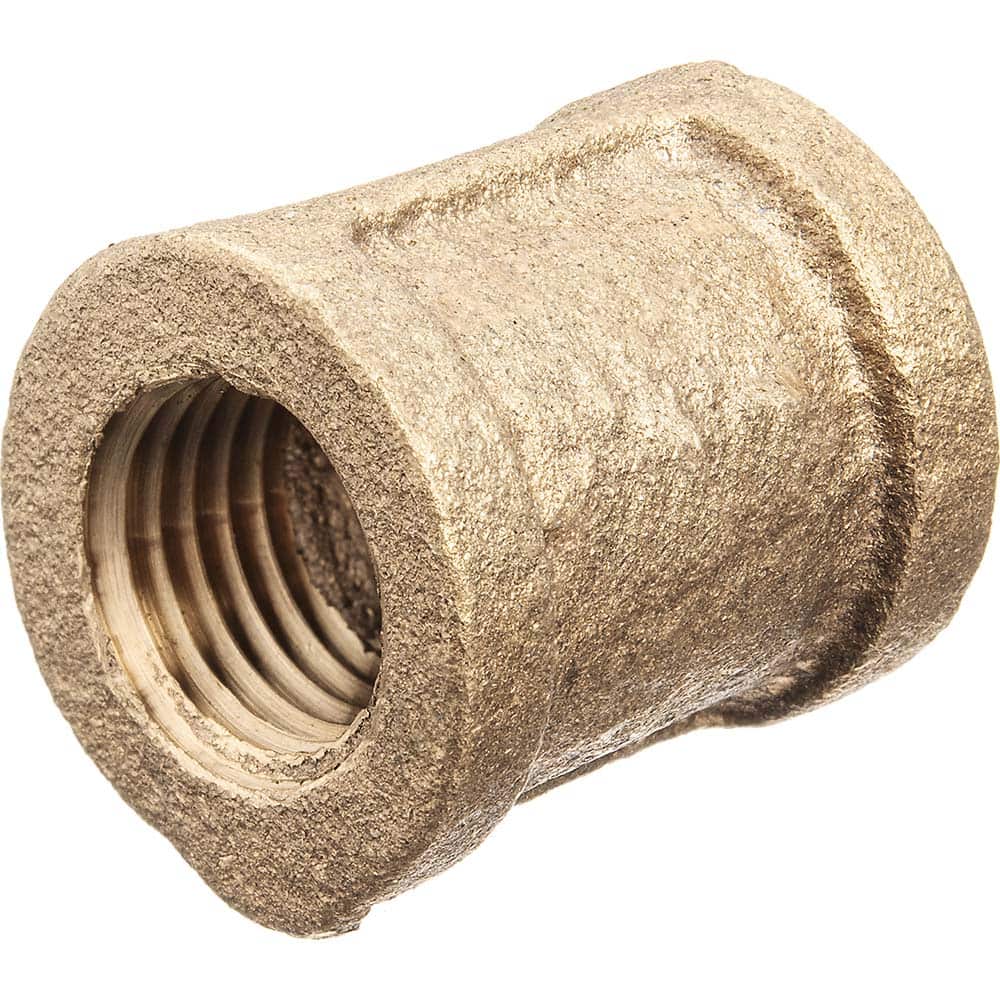 USA Sealing - Brass & Chrome Pipe Fittings; Type: Coupling ; Fitting Size: 3/8 x 3/8 ; End Connections: FBSPT x FBSPT ; Material: Brass ; Pressure Rating (psi): 125 ; Finish/Coating: Uncoated - Exact Tool & Supply