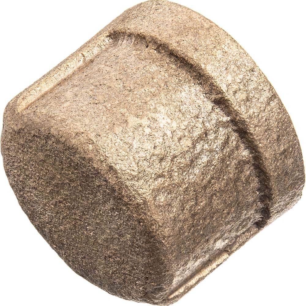 USA Sealing - Brass & Chrome Pipe Fittings; Type: Cap ; Fitting Size: 2 ; End Connections: FBSPT ; Material: Brass ; Pressure Rating (psi): 125 ; Finish/Coating: Uncoated - Exact Tool & Supply