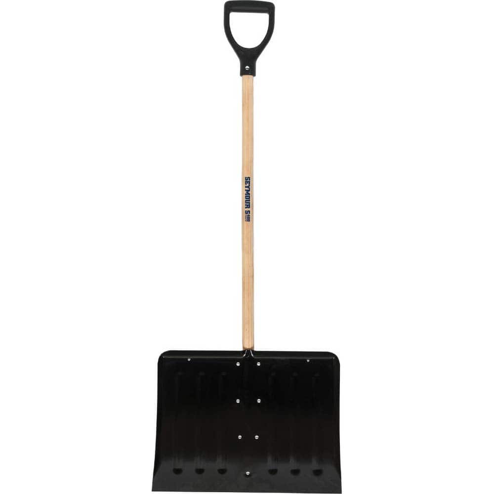 SEYMOUR-MIDWEST - Snow Shovels & Scrapers; Type: Snow Shovel ; Ergonomic Design: Yes ; Blade Material: Steel ; Handle Length (Inch): 41 ; Collapsible Handle: No ; Blade Brace: No - Exact Tool & Supply