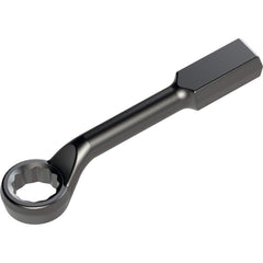 Petol - Box Wrenches; Wrench Type: Offset ; Tool Type: Striking Wrench ; Size (Inch): 2-3/16 ; Number of Points: 12 ; Head Type: Single End ; Finish/Coating: Black Oxide - Exact Tool & Supply