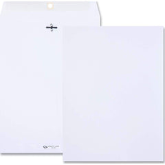 Quality Park - Mailers, Sheets & Envelopes; Type: Clasp Envelope ; Style: Clasp w/Gummed Flap ; Width (Inch): 12 ; Length (Inch): 9 ; Box Quantity: 100 ; Size: 9 x 12 - Exact Tool & Supply