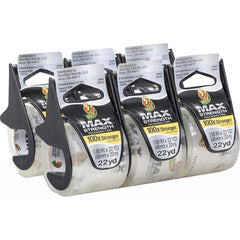 Duck - Packing Tape; Tape Type: Packaging ; Color: Clear ; Adhesive Material: Synthetic Rubber ; Width (Inch): 1-7/8 ; Length: 22 yd ; Material Type: Plastic - Exact Tool & Supply
