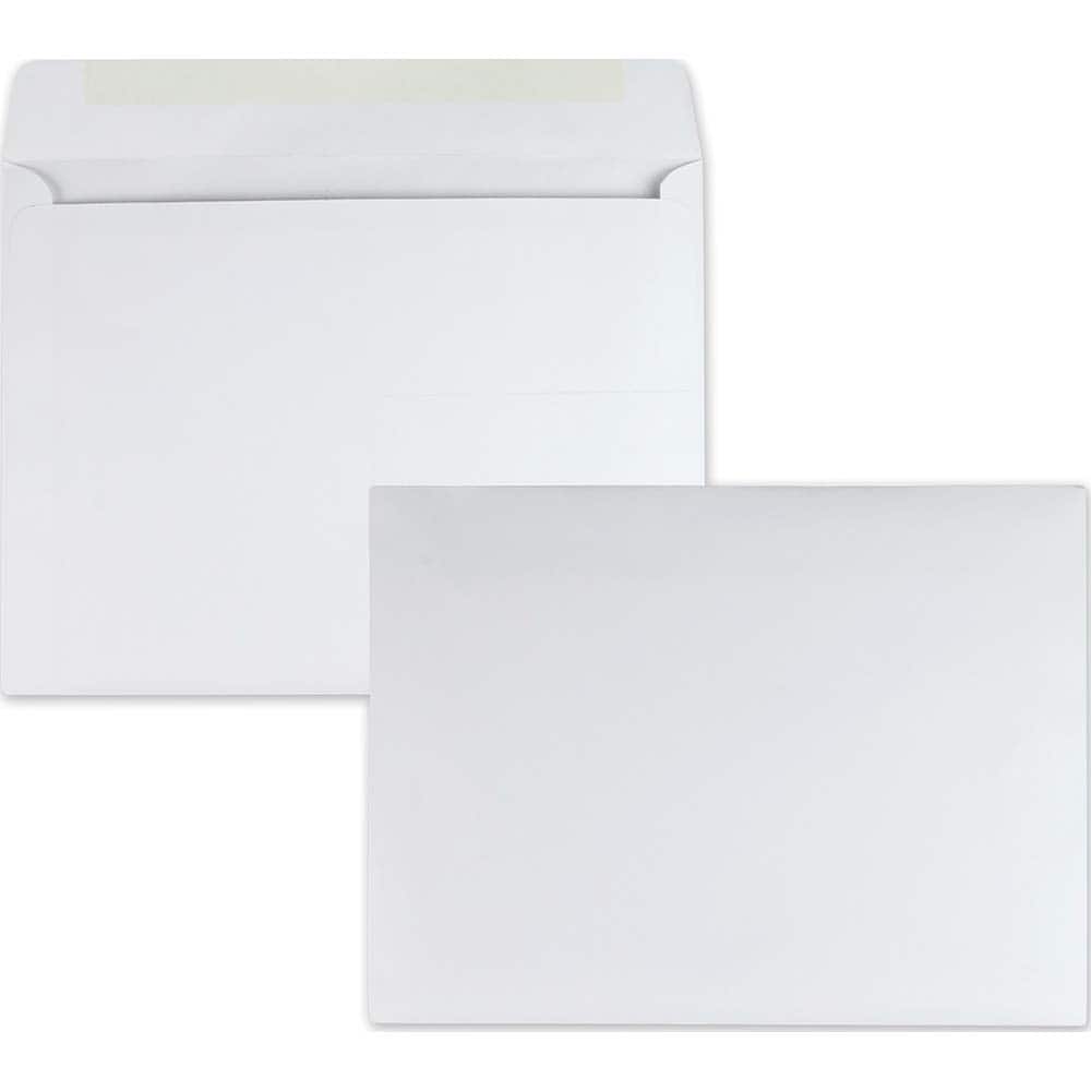 Quality Park - Mailers, Sheets & Envelopes; Type: Open-Side Booklet Envelope ; Style: Gummed Flap ; Width (Inch): 13 ; Length (Inch): 10 ; Box Quantity: 100 ; Size: 10 x 13 - Exact Tool & Supply