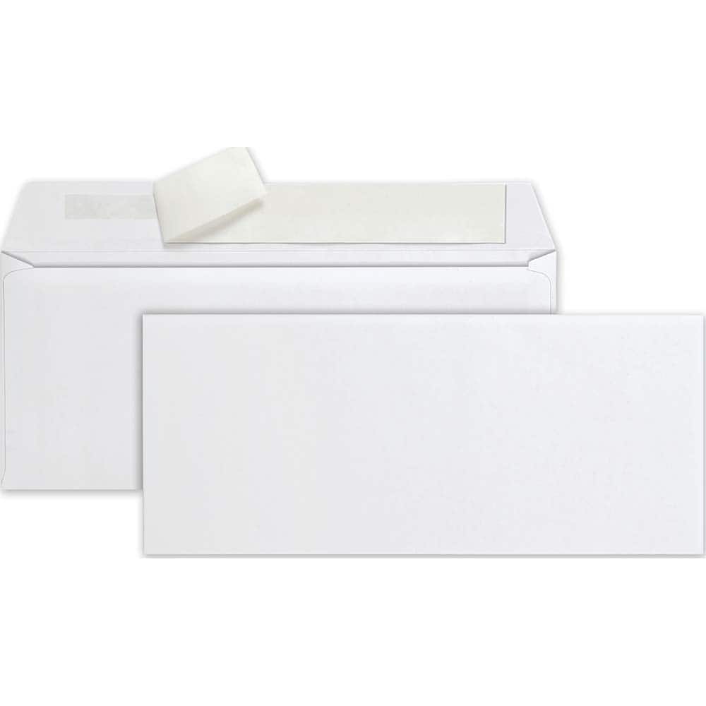 Quality Park - Mailers, Sheets & Envelopes; Type: Business Envelope ; Style: Self Seal ; Width (Inch): 9-1/2 ; Length (Inch): 4-1/8 ; Box Quantity: 500 ; Size: 4.13 x 9.5 - Exact Tool & Supply
