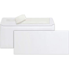 Quality Park - Mailers, Sheets & Envelopes; Type: Business Envelope ; Style: Self Seal ; Width (Inch): 9-1/2 ; Length (Inch): 4-1/8 ; Box Quantity: 500 ; Size: 4.13 x 9.5 - Exact Tool & Supply