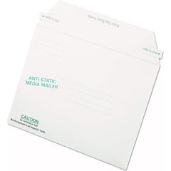 Quality Park - Boxes & Crush-Proof Mailers; Type: Multi-Media Mailers ; Width (Inch): 8-13/16 ; Length (Inch): 8-13/16 ; Height (Inch): 2.5 ; Color: White - Exact Tool & Supply