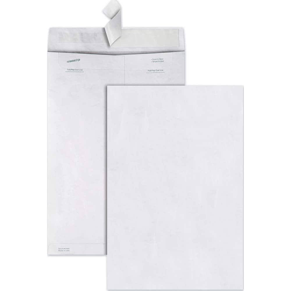 Survivor - Mailers, Sheets & Envelopes; Type: Catalog Envelope ; Style: Self Seal ; Width (Inch): 15 ; Length (Inch): 10 ; Box Quantity: 100 ; Size: 10 x 15 - Exact Tool & Supply