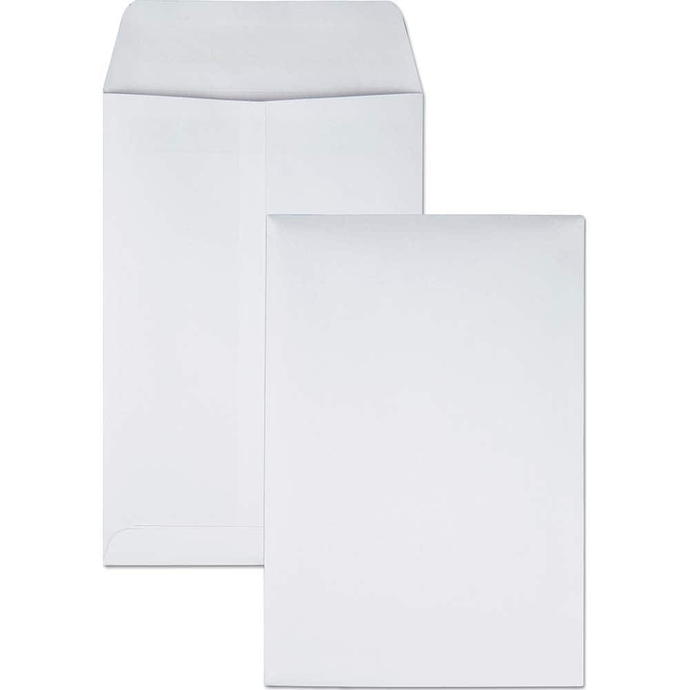 Quality Park - Mailers, Sheets & Envelopes; Type: Catalog Envelope ; Style: Self Seal ; Width (Inch): 9-1/2 ; Length (Inch): 6-1/2 ; Box Quantity: 100 ; Size: 6.5 x 9.5 - Exact Tool & Supply
