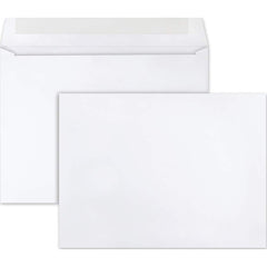 Quality Park - Mailers, Sheets & Envelopes; Type: Open-Side Booklet Envelope ; Style: Gummed Flap ; Width (Inch): 12 ; Length (Inch): 9 ; Box Quantity: 250 ; Size: 9 x 12 - Exact Tool & Supply