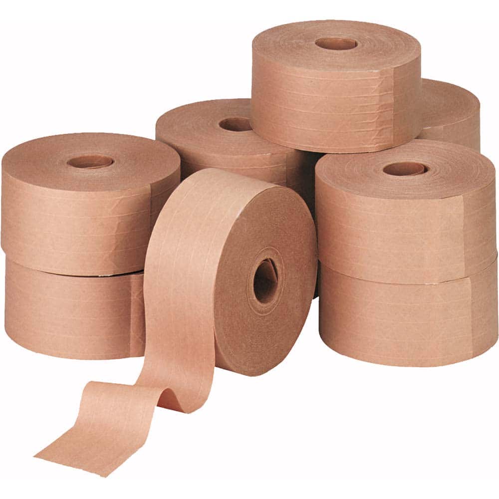 GEN - Packing Tape; Tape Type: Sealing ; Color: Brown ; Adhesive Material: Water Activated ; Width (Inch): 3 ; Length: 450' ; Material Type: Fiberglass; Kraft Paper - Exact Tool & Supply