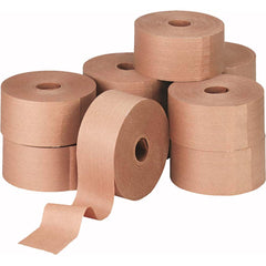 GEN - Packing Tape; Tape Type: Sealing ; Color: Brown ; Adhesive Material: Water Activated ; Width (Inch): 3 ; Length: 450' ; Material Type: Fiberglass; Kraft Paper - Exact Tool & Supply