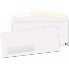 Quality Park - Mailers, Sheets & Envelopes; Type: Business Envelope ; Style: Gummed Flap ; Width (Inch): 9-1/2 ; Length (Inch): 4-1/8 ; Box Quantity: 500 ; Size: 4.13 x 9.5 - Exact Tool & Supply