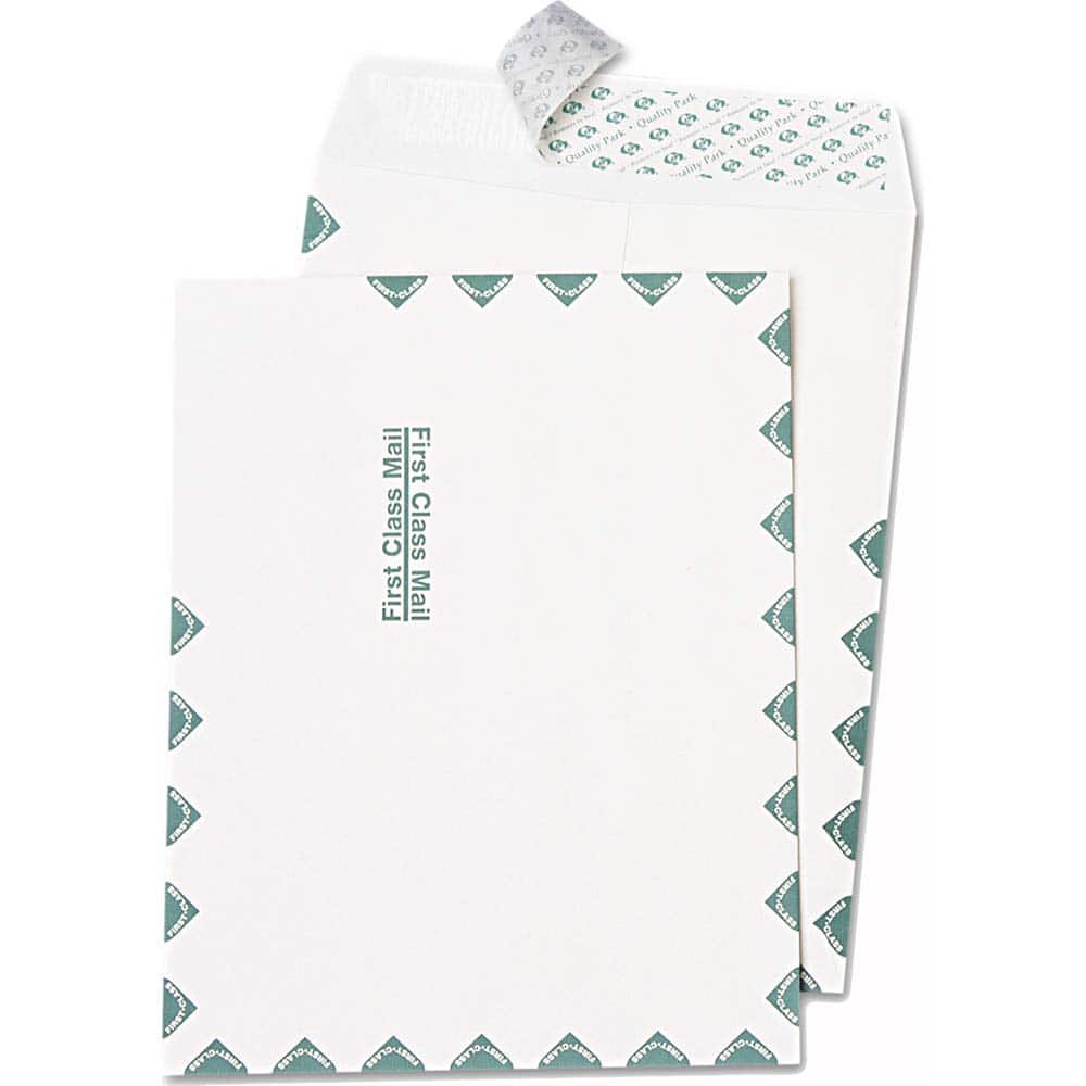 Quality Park - Mailers, Sheets & Envelopes; Type: Catalog Envelope ; Style: Self Seal ; Width (Inch): 13 ; Length (Inch): 10 ; Box Quantity: 100 ; Size: 10 x 13 - Exact Tool & Supply