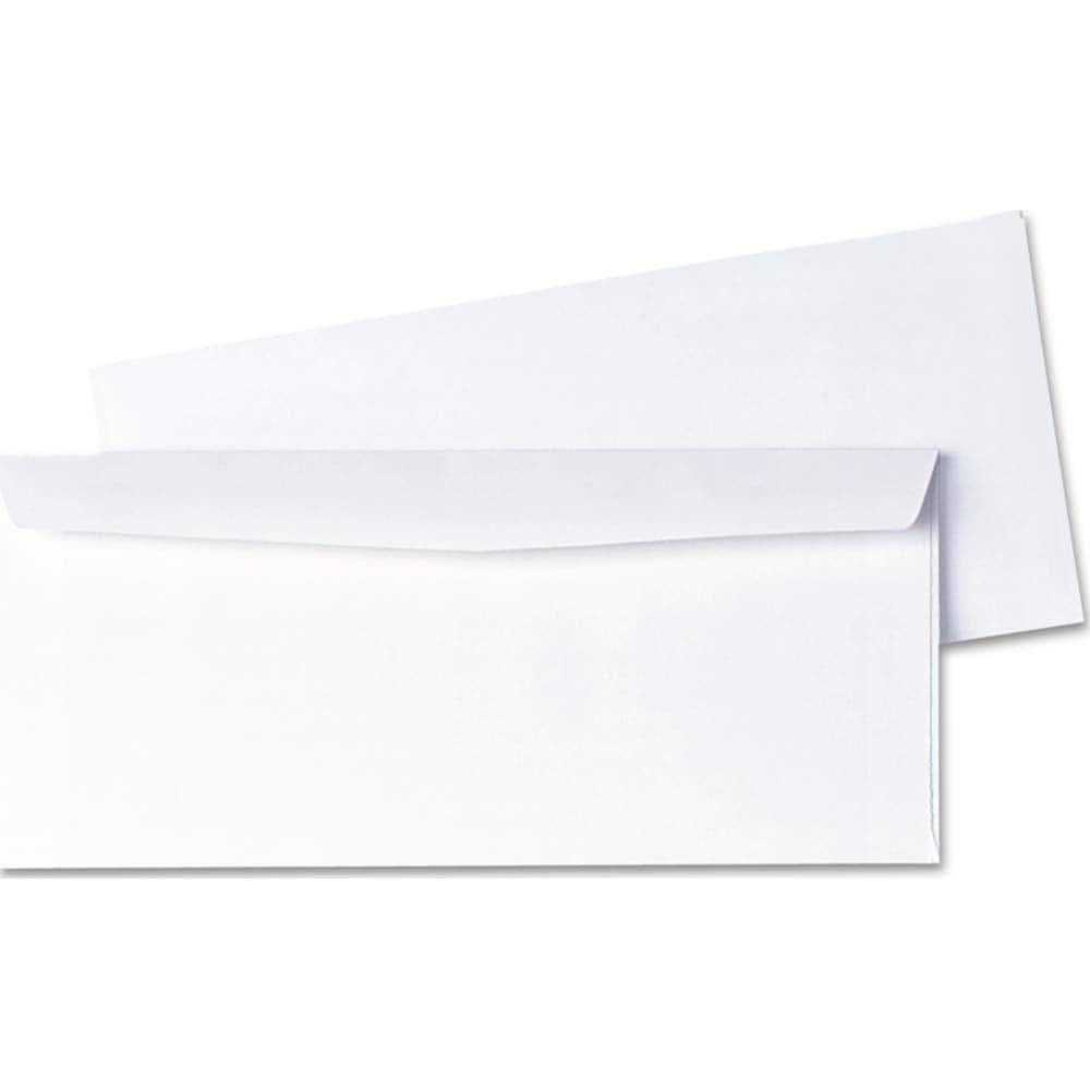 Quality Park - Mailers, Sheets & Envelopes; Type: Business Envelope ; Style: Gummed Flap ; Width (Inch): 9-1/2 ; Length (Inch): 4-1/8 ; Box Quantity: 1000 ; Size: 4.13 x 9.5 - Exact Tool & Supply