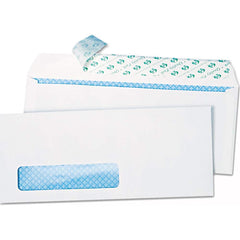 Quality Park - Mailers, Sheets & Envelopes; Type: Security Envelope ; Style: Self Seal ; Width (Inch): 9-1/2 ; Length (Inch): 4-1/8 ; Box Quantity: 1000 ; Size: 4.13 x 9.5 - Exact Tool & Supply