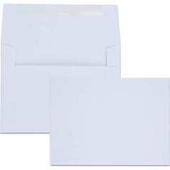 Quality Park - Mailers, Sheets & Envelopes; Type: Greeting Card Envelope ; Style: Gummed Flap ; Width (Inch): 6-1/2 ; Length (Inch): 4-3/4 ; Box Quantity: 100 ; Size: 4.75 x 6.5 - Exact Tool & Supply