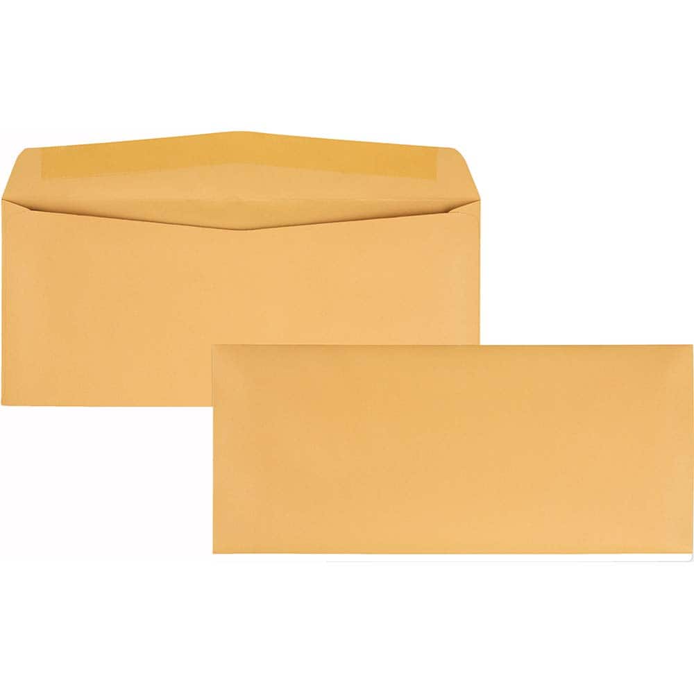 Quality Park - Mailers, Sheets & Envelopes; Type: Business Envelope ; Style: Gummed Flap ; Width (Inch): 10-3/8 ; Length (Inch): 4-1/2 ; Box Quantity: 500 ; Size: 4.5 x 10.38 - Exact Tool & Supply