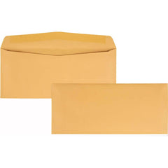 Quality Park - Mailers, Sheets & Envelopes; Type: Business Envelope ; Style: Gummed Flap ; Width (Inch): 10-3/8 ; Length (Inch): 4-1/2 ; Box Quantity: 500 ; Size: 4.5 x 10.38 - Exact Tool & Supply