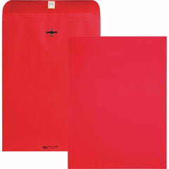 Quality Park - Mailers, Sheets & Envelopes; Type: Clasp Envelope ; Style: Clasp w/Gummed Flap ; Width (Inch): 12 ; Length (Inch): 9 ; Box Quantity: 10 ; Size: 9 x 12 - Exact Tool & Supply
