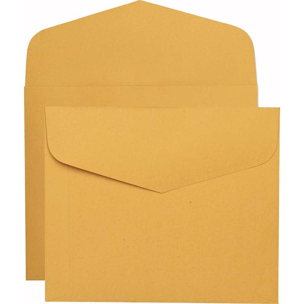 Quality Park - Mailers, Sheets & Envelopes; Type: Open-Side Booklet Envelope ; Style: Gummed Flap ; Width (Inch): 12 ; Length (Inch): 10 ; Box Quantity: 100 ; Size: 10 x 12 - Exact Tool & Supply