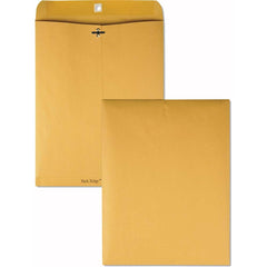 Quality Park - Mailers, Sheets & Envelopes; Type: Catalog Envelope ; Style: Clasp w/Gummed Flap ; Width (Inch): 13 ; Length (Inch): 10 ; Box Quantity: 100 ; Size: 10 x 13 - Exact Tool & Supply