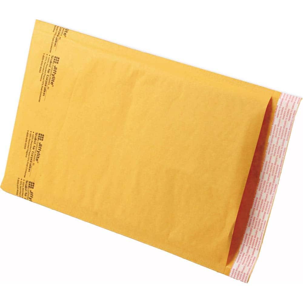 Sealed Air - Mailers, Sheets & Envelopes; Type: Bubble Mailer ; Style: Self Adhesive ; Width (Inch): 14-1/2 ; Length (Inch): 8-1/2 ; Box Quantity: 100 ; Size: 8.5 x 14.5 - Exact Tool & Supply