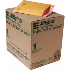 Sealed Air - Mailers, Sheets & Envelopes; Type: Bubble Mailer ; Style: Self Adhesive ; Width (Inch): 12 ; Length (Inch): 7-1/4 ; Box Quantity: 100 ; Size: 7.25 x 12 - Exact Tool & Supply