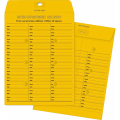 Quality Park - Mailers, Sheets & Envelopes; Type: Inter-Department Envelopes ; Style: Self Adhesive ; Width (Inch): 13 ; Length (Inch): 10 ; Box Quantity: 100 ; Size: 10 x 13 - Exact Tool & Supply