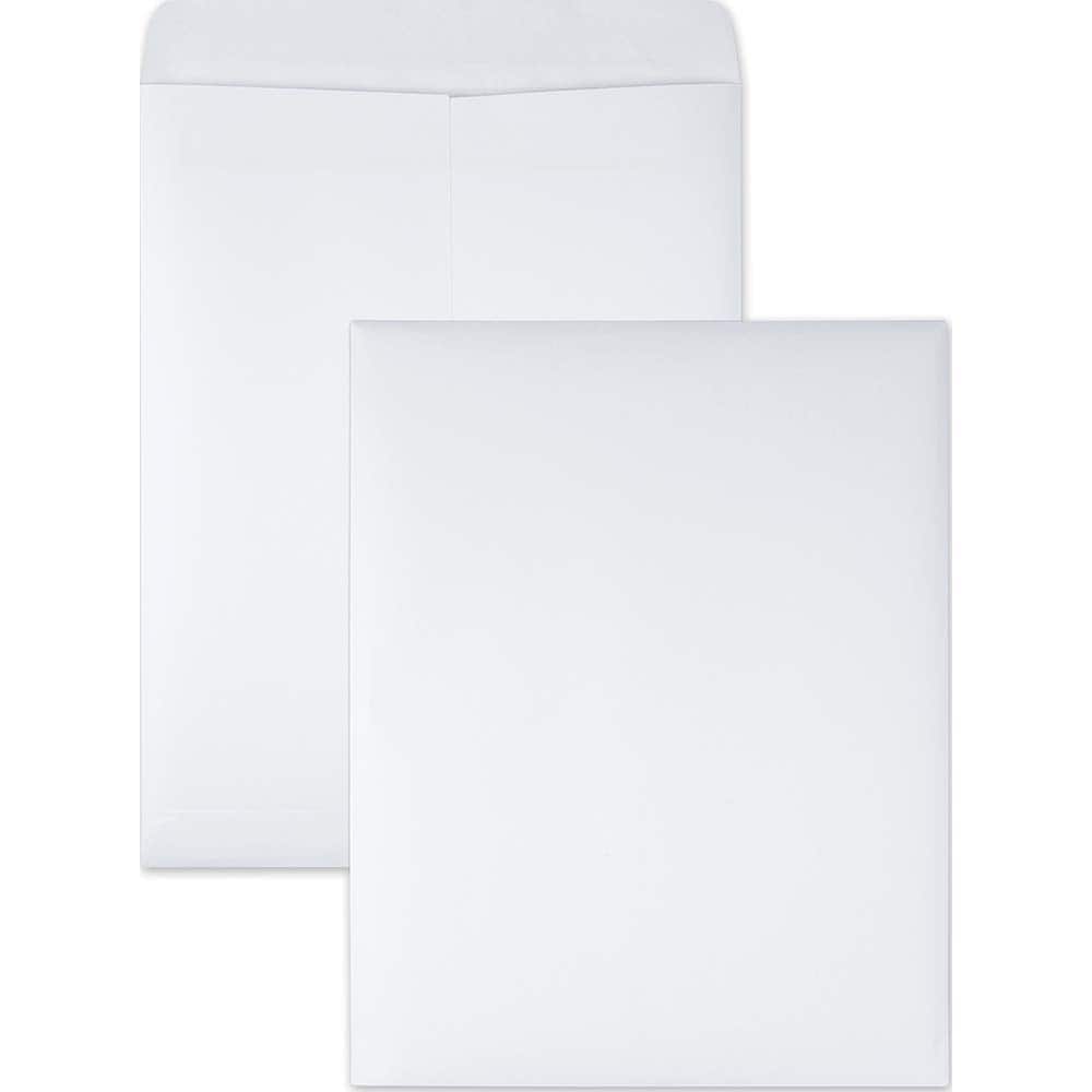 Quality Park - Mailers, Sheets & Envelopes; Type: Catalog Envelope ; Style: Self Seal ; Width (Inch): 12-1/2 ; Length (Inch): 9-1/2 ; Box Quantity: 100 ; Size: 9.5 x 12.5 - Exact Tool & Supply