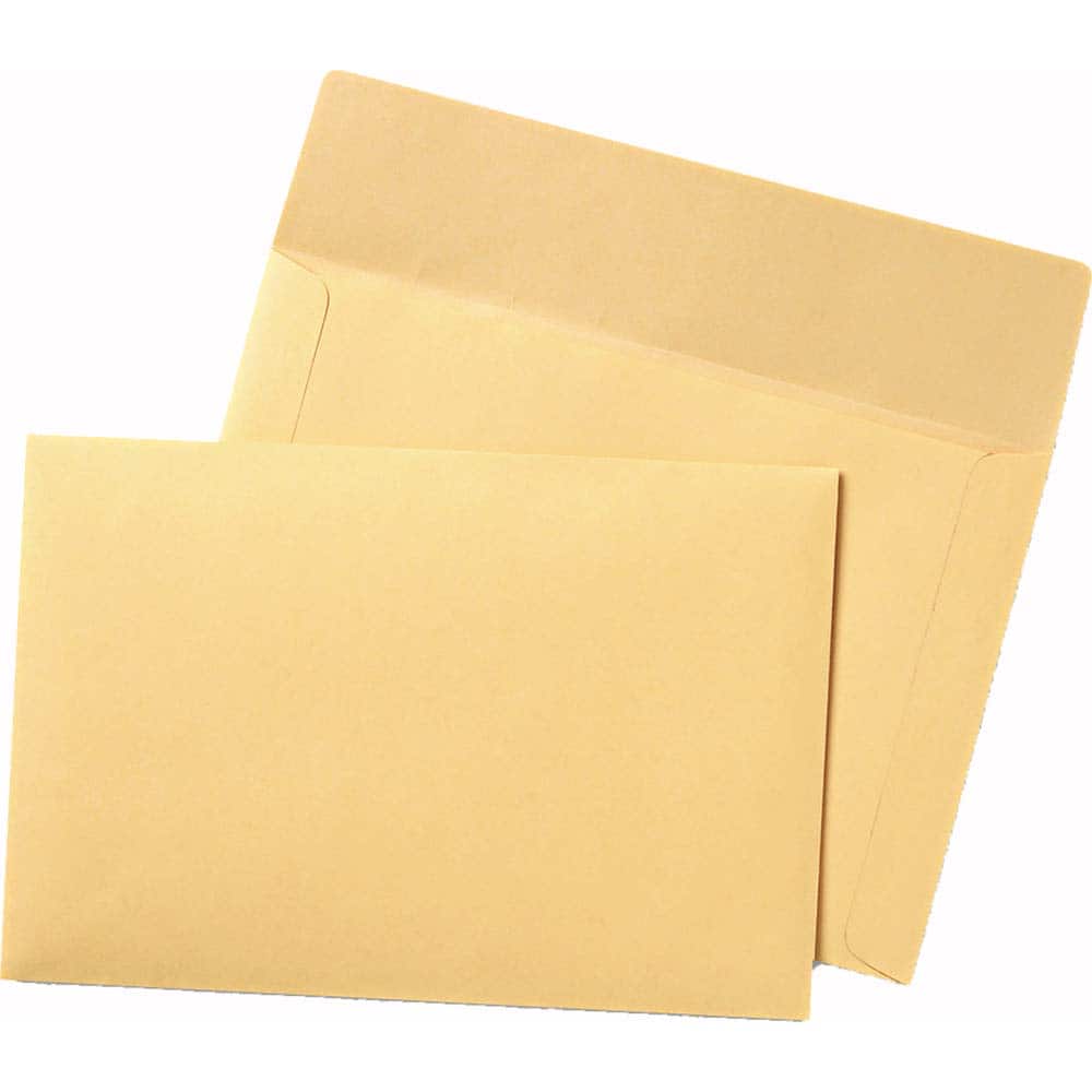 Quality Park - File Folders, Expansion Folders & Hanging Files; Folder/File Type: File Envelopes ; Color: Cameo Buff ; Index Tabs: No ; Tab Cut Location: None ; File Size: Letter ; Size: 11-3/4 X 9-1/2 - Exact Tool & Supply