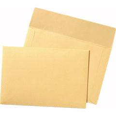 Quality Park - File Folders, Expansion Folders & Hanging Files; Folder/File Type: File Envelopes ; Color: Cameo Buff ; Index Tabs: No ; Tab Cut Location: None ; File Size: Letter ; Size: 11-3/4 X 9-1/2 - Exact Tool & Supply