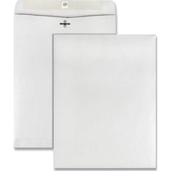 Quality Park - Mailers, Sheets & Envelopes; Type: Clasp Envelope ; Style: Clasp w/Gummed Flap ; Width (Inch): 13 ; Length (Inch): 10 ; Box Quantity: 100 ; Size: 10 x 13 - Exact Tool & Supply