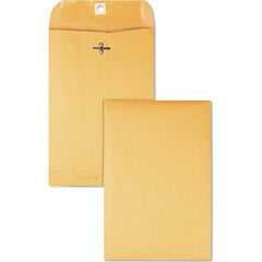 Quality Park - Mailers, Sheets & Envelopes; Type: Clasp Envelope ; Style: Clasp w/Gummed Flap ; Width (Inch): 9 ; Length (Inch): 6 ; Box Quantity: 100 ; Size: 6 x 9 - Exact Tool & Supply