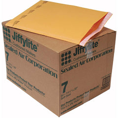 Sealed Air - Mailers, Sheets & Envelopes; Type: Bubble Mailer ; Style: Self Adhesive ; Width (Inch): 14-1/4 ; Length (Inch): 20 ; Box Quantity: 50 ; Size: 14.25 x 20 - Exact Tool & Supply