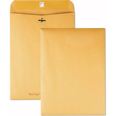Quality Park - Mailers, Sheets & Envelopes; Type: Catalog Envelope ; Style: Clasp w/Gummed Flap ; Width (Inch): 12 ; Length (Inch): 9 ; Box Quantity: 100 ; Size: 9 x 12 - Exact Tool & Supply