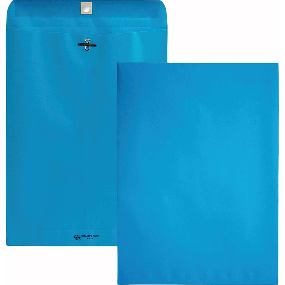 Quality Park - Mailers, Sheets & Envelopes; Type: Clasp Envelope ; Style: Clasp w/Gummed Flap ; Width (Inch): 12 ; Length (Inch): 9 ; Box Quantity: 10 ; Size: 9 x 12 - Exact Tool & Supply