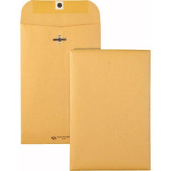 Quality Park - Mailers, Sheets & Envelopes; Type: Clasp Envelope ; Style: Clasp w/Gummed Flap ; Width (Inch): 9 ; Length (Inch): 6 ; Box Quantity: 100 ; Size: 6 x 9 - Exact Tool & Supply