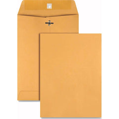 Quality Park - Mailers, Sheets & Envelopes; Type: Clasp Envelope ; Style: Clasp w/Gummed Flap ; Width (Inch): 10-1/2 ; Length (Inch): 7-1/2 ; Box Quantity: 100 ; Size: 7.5 x 10.5 - Exact Tool & Supply