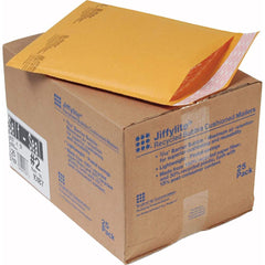 Sealed Air - Mailers, Sheets & Envelopes; Type: Bubble Mailer ; Style: Self Adhesive ; Width (Inch): 12 ; Length (Inch): 8-1/2 ; Box Quantity: 25 ; Size: 8.5 x 12 - Exact Tool & Supply