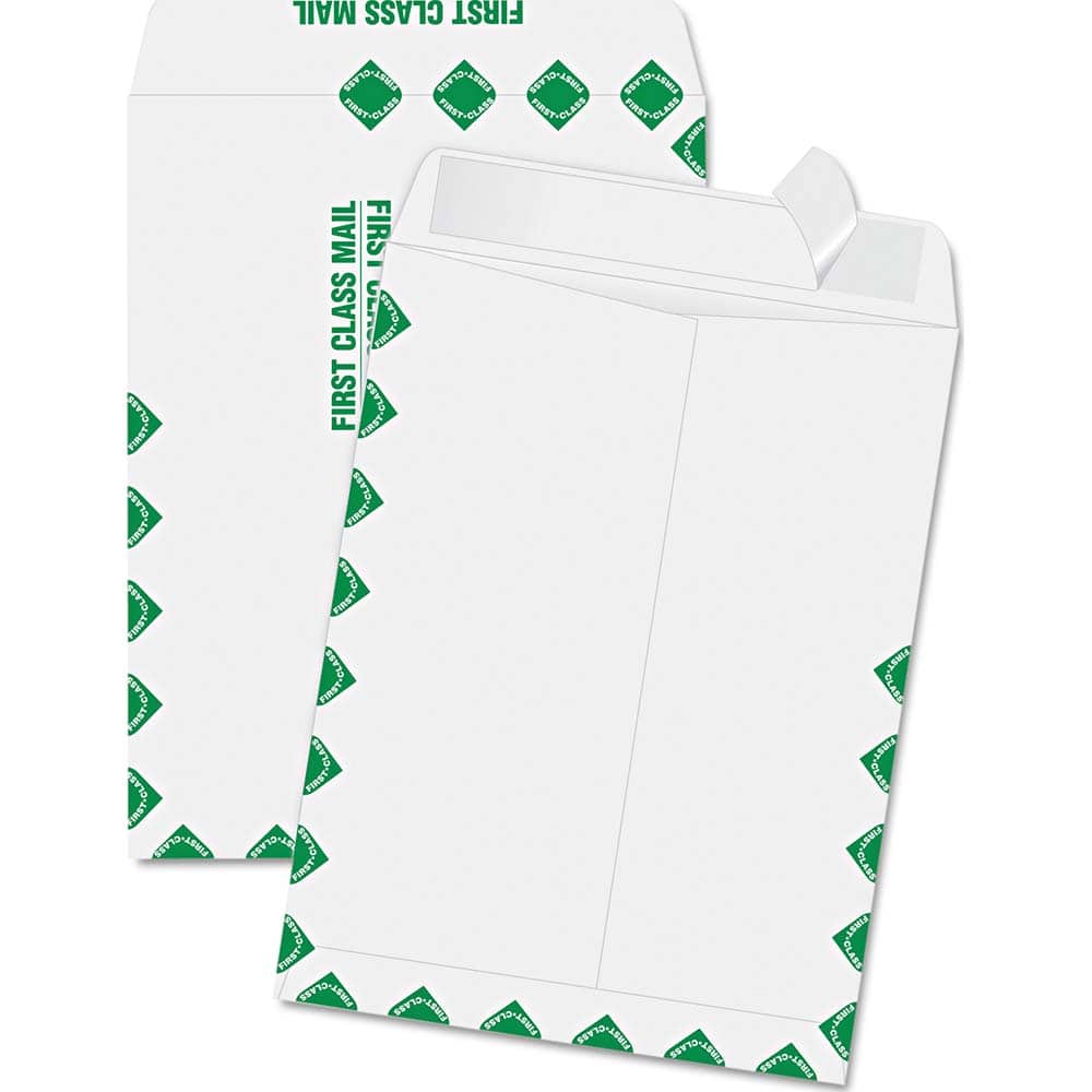 Quality Park - Mailers, Sheets & Envelopes; Type: Catalog Envelope ; Style: Self Seal ; Width (Inch): 12 ; Length (Inch): 9 ; Box Quantity: 100 ; Size: 9 x 12 - Exact Tool & Supply