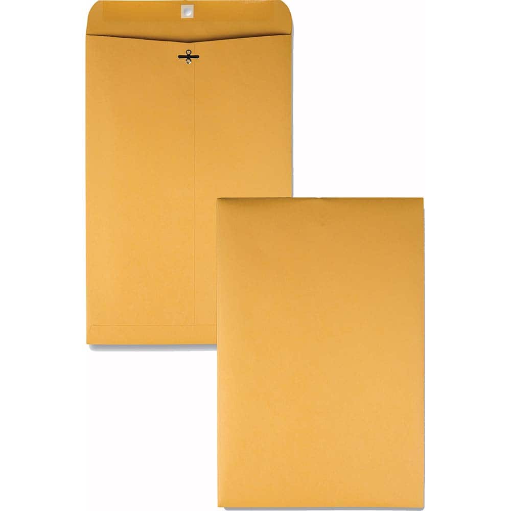 Quality Park - Mailers, Sheets & Envelopes; Type: Clasp Envelope ; Style: Gummed Flap ; Width (Inch): 15 ; Length (Inch): 10 ; Box Quantity: 100 ; Size: 10 x 15 - Exact Tool & Supply